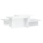 Mesas de centro 2 uds madera de ingeniería blanco brillante de , Mesas de centro - Ref: Foro24-3216155, Precio: 75,09 €, Desc...