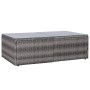 Set de sofás de jardín 8 piezas y cojines ratán sintético gris de vidaXL, Conjuntos de jardín - Ref: Foro24-44157, Precio: 94...