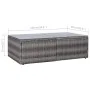Set de sofás de jardín 8 piezas y cojines ratán sintético gris de vidaXL, Conjuntos de jardín - Ref: Foro24-44157, Precio: 76...