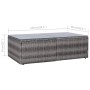 Set de sofás de jardín 8 piezas y cojines ratán sintético gris de vidaXL, Conjuntos de jardín - Ref: Foro24-44157, Precio: 94...