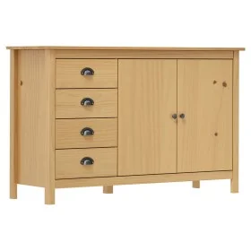 vidaxL Aparador Hill madera maciza pino marrón miel 130x40x80 cm de , Aparadores - Ref: Foro24-288931, Precio: 194,25 €, Desc...