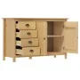vidaxL Aparador Hill madera maciza pino marrón miel 130x40x80 cm de , Aparadores - Ref: Foro24-288931, Precio: 194,25 €, Desc...