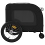 Remolque bicicleta para mascotas hierro tela Oxford negro gris de , Cochecitos para mascotas - Ref: Foro24-93853, Precio: 93,...