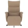 Sillón reclinable con reposapiés cuero sintético capuchino de , Sillones - Ref: Foro24-356588, Precio: 226,14 €, Descuento: %