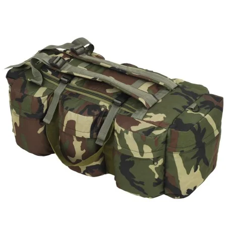 Bolso de lona estilo militar 3-en-1 90 L camuflaje de vidaXL, Bolsas de deporte - Ref: Foro24-91389, Precio: 46,40 €, Descuen...