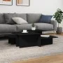 2 Stück Couchtische aus schwarzem Sperrholz von , Couchtisch - Ref: Foro24-3216150, Preis: 75,73 €, Rabatt: %