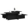 2 Stück Couchtische aus schwarzem Sperrholz von , Couchtisch - Ref: Foro24-3216150, Preis: 75,73 €, Rabatt: %