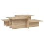 Mesas de centro 2 uds madera contrachapada roble Sonoma de , Mesas de centro - Ref: Foro24-3216152, Precio: 69,14 €, Descuent...