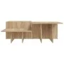 2 oak Sonoma plywood coffee tables by , Coffee table - Ref: Foro24-3216152, Price: 68,33 €, Discount: %