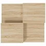 2 oak Sonoma plywood coffee tables by , Coffee table - Ref: Foro24-3216152, Price: 68,33 €, Discount: %