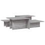 Mesas de centro 2 uds madera contrachapada gris Sonoma de , Mesas de centro - Ref: Foro24-3216159, Precio: 80,05 €, Descuento: %