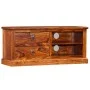 Mueble para TV de madera maciza de sheesham 90x30x40 cm de vidaXL, Muebles TV - Ref: Foro24-245160, Precio: 147,04 €, Descuen...