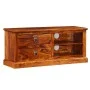 Mueble para TV de madera maciza de sheesham 90x30x40 cm de vidaXL, Muebles TV - Ref: Foro24-245160, Precio: 147,04 €, Descuen...