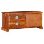 Mueble para TV de madera maciza de sheesham 90x30x40 cm de vidaXL, Muebles TV - Ref: Foro24-245160, Precio: 148,62 €, Descuen...