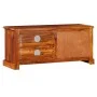 Mueble para TV de madera maciza de sheesham 90x30x40 cm de vidaXL, Muebles TV - Ref: Foro24-245160, Precio: 147,04 €, Descuen...