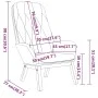 Entspannungssessel aus schwarzem Samt von , Sessel - Ref: Foro24-341224, Preis: 142,22 €, Rabatt: %