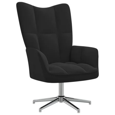 Sillón de relax de terciopelo negro de , Sillones - Ref: Foro24-328123, Precio: 144,86 €, Descuento: %