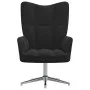 Sillón de relax de terciopelo negro de , Sillones - Ref: Foro24-328123, Precio: 144,86 €, Descuento: %