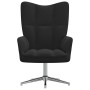 Sillón de relax de terciopelo negro de , Sillones - Ref: Foro24-328123, Precio: 147,52 €, Descuento: %