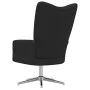 Sillón de relax de terciopelo negro de , Sillones - Ref: Foro24-328123, Precio: 144,86 €, Descuento: %