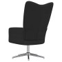 Sillón de relax de terciopelo negro de , Sillones - Ref: Foro24-328123, Precio: 147,52 €, Descuento: %