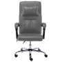 Silla de oficina de masaje de cuero sintético gris antracita en Sillas de oficina | Comprar online en Foru.es