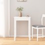 Mesa de comedor madera maciza de pino blanca 55x55x75 cm de , Mesas de cocina y de comedor - Ref: Foro24-814255, Precio: 84,1...