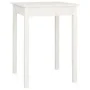 Mesa de comedor madera maciza de pino blanca 55x55x75 cm de , Mesas de cocina y de comedor - Ref: Foro24-814255, Precio: 80,8...