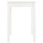 Mesa de comedor madera maciza de pino blanca 55x55x75 cm de , Mesas de cocina y de comedor - Ref: Foro24-814255, Precio: 80,8...