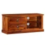 Mueble para TV de madera maciza de sheesham 90x30x40 cm de vidaXL, Muebles TV - Ref: Foro24-245160, Precio: 147,04 €, Descuen...