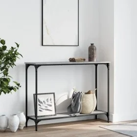 Mesa consola madera de ingeniería gris Sonoma 101x30,5x75 cm de , Mesas auxiliares - Ref: Foro24-837705, Precio: 40,43 €, Des...