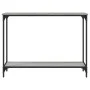 Mesa consola madera de ingeniería gris Sonoma 101x30,5x75 cm by , Side tables - Ref: Foro24-837705, Price: 40,43 €, Discount: %
