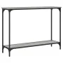 Mesa consola madera de ingeniería gris Sonoma 101x30,5x75 cm by , Side tables - Ref: Foro24-837705, Price: 40,43 €, Discount: %