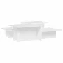 Mesas de centro 2 uds madera de ingeniería blanco by , Coffee table - Ref: Foro24-3216149, Price: 72,64 €, Discount: %