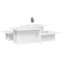 Mesas de centro 2 uds madera de ingeniería blanco by , Coffee table - Ref: Foro24-3216149, Price: 72,64 €, Discount: %