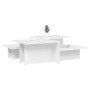 Mesas de centro 2 uds madera de ingeniería blanco de , Mesas de centro - Ref: Foro24-3216149, Precio: 73,50 €, Descuento: %