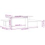 Mesas de centro 2 uds madera de ingeniería blanco de , Mesas de centro - Ref: Foro24-3216149, Precio: 73,50 €, Descuento: %