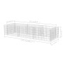 Arriate de gaviones de acero 270x90x50 cm de vidaXL, Maceteros y jardineras - Ref: Foro24-142556, Precio: 100,07 €, Descuento: %
