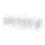 Arriate de gaviones de acero 270x90x50 cm de vidaXL, Maceteros y jardineras - Ref: Foro24-142556, Precio: 97,96 €, Descuento: %