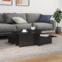 Mesas de centro 2 uds madera de ingeniería negro brillante de , Mesas de centro - Ref: Foro24-3216156, Precio: 86,73 €, Descu...