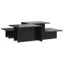 Mesas de centro 2 uds madera de ingeniería negro brillante by , Coffee table - Ref: Foro24-3216156, Price: 85,62 €, Discount: %