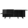 Mesas de centro 2 uds madera de ingeniería negro brillante by , Coffee table - Ref: Foro24-3216156, Price: 85,62 €, Discount: %