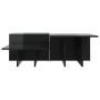Mesas de centro 2 uds madera de ingeniería negro brillante de , Mesas de centro - Ref: Foro24-3216156, Precio: 86,73 €, Descu...