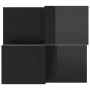 Mesas de centro 2 uds madera de ingeniería negro brillante by , Coffee table - Ref: Foro24-3216156, Price: 85,62 €, Discount: %