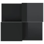 Mesas de centro 2 uds madera de ingeniería negro brillante de , Mesas de centro - Ref: Foro24-3216156, Precio: 86,73 €, Descu...