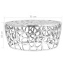 Mesa de centro de aluminio fundido plateado 70x30 cm de , Mesas de centro - Ref: Foro24-246513, Precio: 355,57 €, Descuento: %