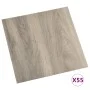 Self-adhesive PVC floor tiles, 55 units, in gray taupe, covering 5.11 square meters. by , Floors and carpets - Ref: Foro24-32...