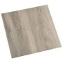 Self-adhesive PVC floor tiles, 55 units, in gray taupe, covering 5.11 square meters. by , Floors and carpets - Ref: Foro24-32...