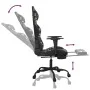 Gaming-Stuhl mit Massage-Fußstütze aus schwarzem Camouflage-Kunstleder von , Gaming-Stühle - Ref: Foro24-345422, Preis: 119,8...