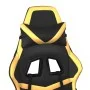 Gaming-Stuhl mit Massage und Fußstütze aus schwarzgoldenem Kunstleder von , Gaming-Stühle - Ref: Foro24-345436, Preis: 126,08...